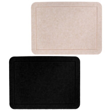 Memo Board Felt Black 2pcs 15.7x11.8in Felt Pin Board