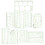 9Pcs Durable Green Circle Stencils for Crafts Drawing and Measuring 7