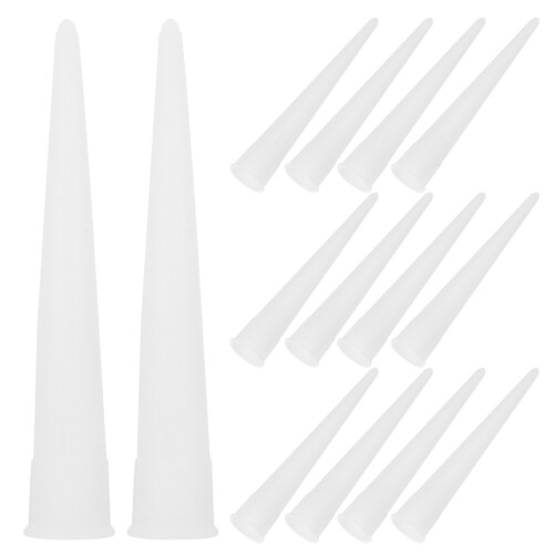 60Pcs Durable Plastic Tube Nozzles For Caulking