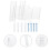 1Set Durable Transparent Hockey Stick Rack Wall Bracket Bat Holder 5