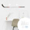 1Set Durable Transparent Hockey Stick Rack Wall Bracket Bat Holder 3