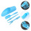 1Set Durable Blue Plastic Garden Set for Succulent Care 2