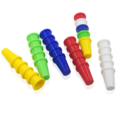 60pcs Thimble Caps Plastic Finger Protectors for Needlework