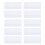 20pcs Price Tag Display Board Plastic Flat Label Holder 3