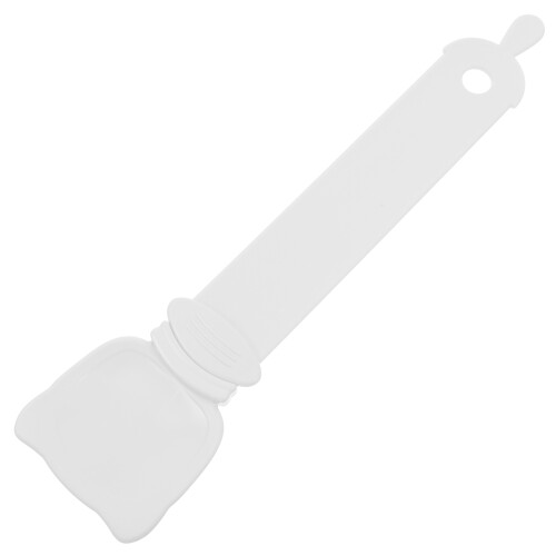 White Convenient Cat Strip Squeeze Spoon Reusable Feeding Tool 2