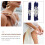 2Pcs Blue Lace Wedding Garter Bride Decor Soft Comfortable Leg Rings 9
