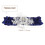 2Pcs Blue Lace Wedding Garter Bride Decor Soft Comfortable Leg Rings 2
