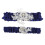 2Pcs Blue Lace Wedding Garter Bride Decor Soft Comfortable Leg Rings 3