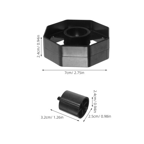 3Set Di Ricambio Per Dispenser Nastro Desktop, , Nero 1