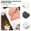 Compact White Nail Art Practice Stamper Durable Manicure Tool 9