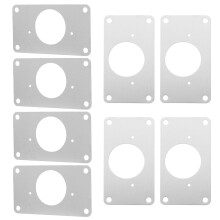 Cabinet Hinge Repair Plate Silver 8pcs For Hinge Repair