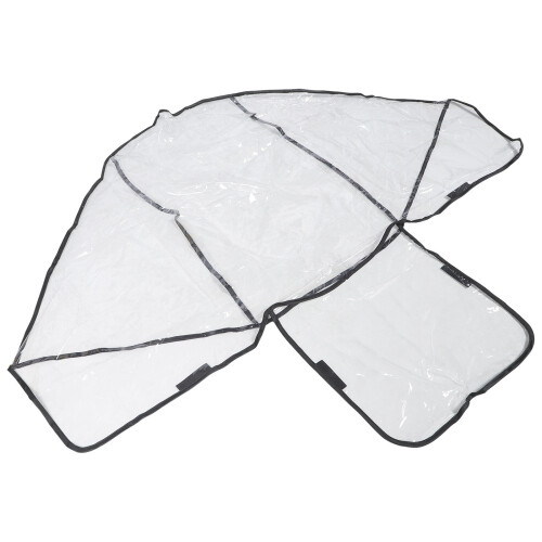 Poussette Double Transparent PVC Vent Froid