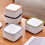 2Pcs Desktop Wastebasket Decorative Rubbish Bin Bedside Garbage Can 6