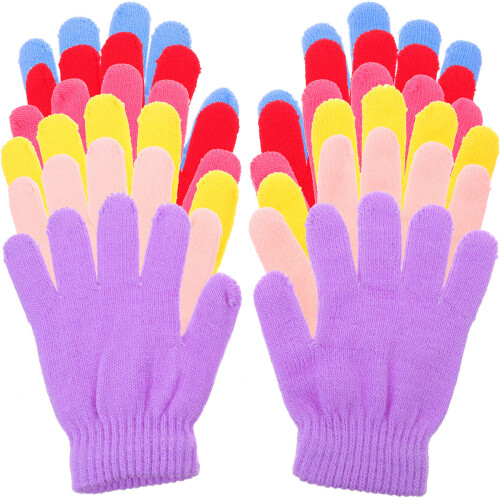Warmth Gloves Red Daily 6 Pairs 2