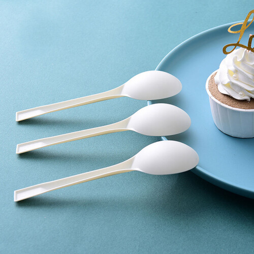 100Pcs Thickened White Soup for Outdoor Use 2