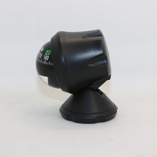 Delicate Car Compass Ball Black Plastic Adhesive for Dashboard 1