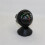 Delicate Car Compass Ball Black Plastic Adhesive for Dashboard 5