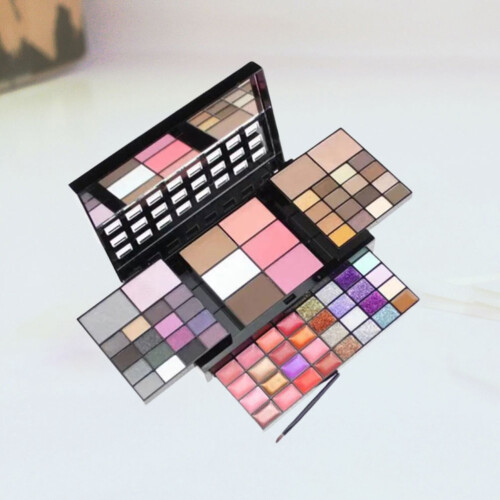 74 Lip Gloss Blush Lip Tint Eyeshadow Palette Makeup Kit 2
