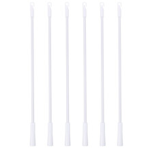 6Pcs Aluminum Alloy White Blind Tilt Wands for Home Vertical Blinds