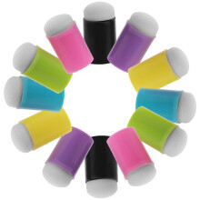 12Pcs Finger Painting Sponges For Stamping Ink Blending Art Crafts