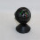Delicate Car Compass Ball Black Plastic Adhesive for Dashboard 4