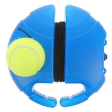 1Set Rubber Tennis Training Base Blue Tennis Self Training Equipment