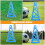 6Pcs Portable Blue Plastic Cones for Sport Speed Agility Training 7
