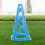 6Pcs Portable Blue Plastic Cones for Sport Speed Agility Training 5
