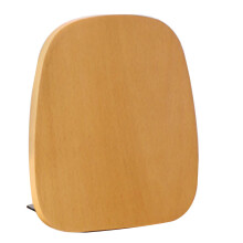 1Pc Durable Khaki Wooden Bookend Support Perfect for Study and Office