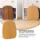 1Pc Durable Khaki Wooden Bookend Support Perfect for Study and Office 8