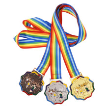 3Pcs Durable Zinc Alloy Sports Winner Award Medals for Running Events