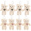 8St Schattige Mini Beer Sleutelhanger Sleutelring Multi Kleur 5