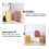 1Pc Durable Khaki Wooden Bookend Support Perfect for Study and Office 10