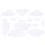 31Pc Cloud Wall Decals White Vinyl Stickers Removable Wall Art Decor 1