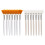 14Pcs Cosmetic Brush Kit Soft Bristles Plastic Handle for Makeup Use 5