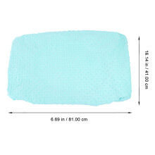 1Pc Baby Changing Pad Cover Green Polyester Reusable Washable Sheet