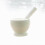 White Garlic Press Kitchen Tool Ergonomic Spice Grinder Easy Clean 9