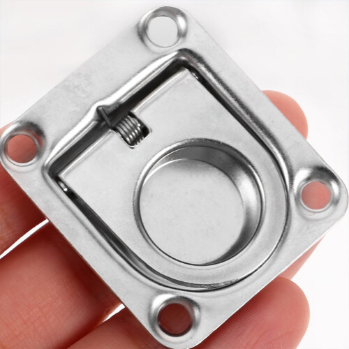 Marine Equipment Boat Pull Ring Stainless Steel 1set 2