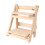 2Layer Wooden Multi-Layer Plant Stand Shelf Eco-Friendly Light Brown 1