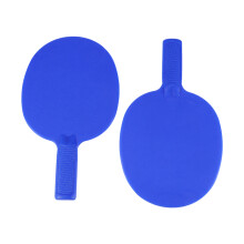 1Pair Lightweight Plastic Racket for Kids Blue Table Tennis Paddle
