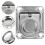 Marine Equipment Boat Pull Ring Stainless Steel 1set 8