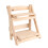 2Layer Wooden Multi-Layer Plant Stand Shelf Eco-Friendly Light Brown 9