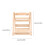 2Layer Wooden Multi-Layer Plant Stand Shelf Eco-Friendly Light Brown 4
