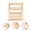 2Layer Wooden Multi-Layer Plant Stand Shelf Eco-Friendly Light Brown 8