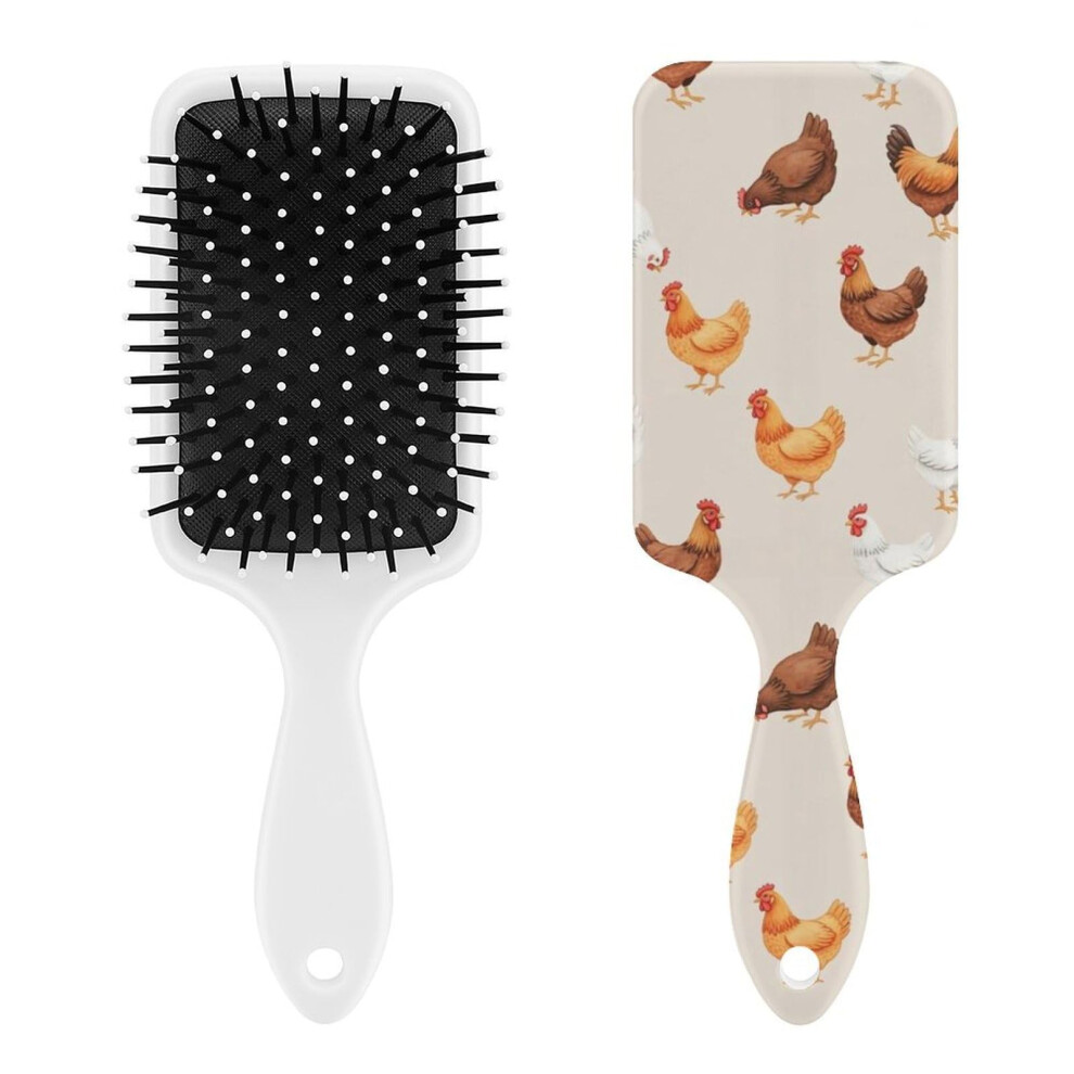 Detangling Hair Brush and Paddle Hair Brush for Thick Curly Long Hair with Gentle Scalp Massage