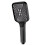 Pressure Rainfall Shower Head with 3 Spray Modes, Water Saving Design, Easy Installation, Black 1