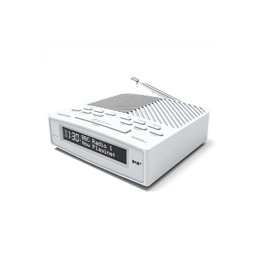 Dab/Dab+ & Fm Bedside Digital Radio | Dual Alarms & Sleep Timer | Usb Device Charging | Mains Powered | Bluetooth 1234569988496