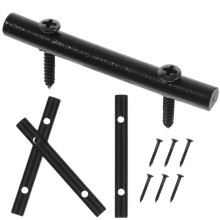 1Set Gitarren Saitenhalter Stab Messing Schwarz Stabil Für E-Gitarre
