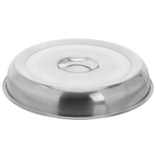 1Stk Edelstahl Steakabdeckung Küchenschutz Silber Robust Für Hotel Bbq
