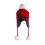 Knitting Wool Hat Caps Knitted Hat Outdoor Child Red 1